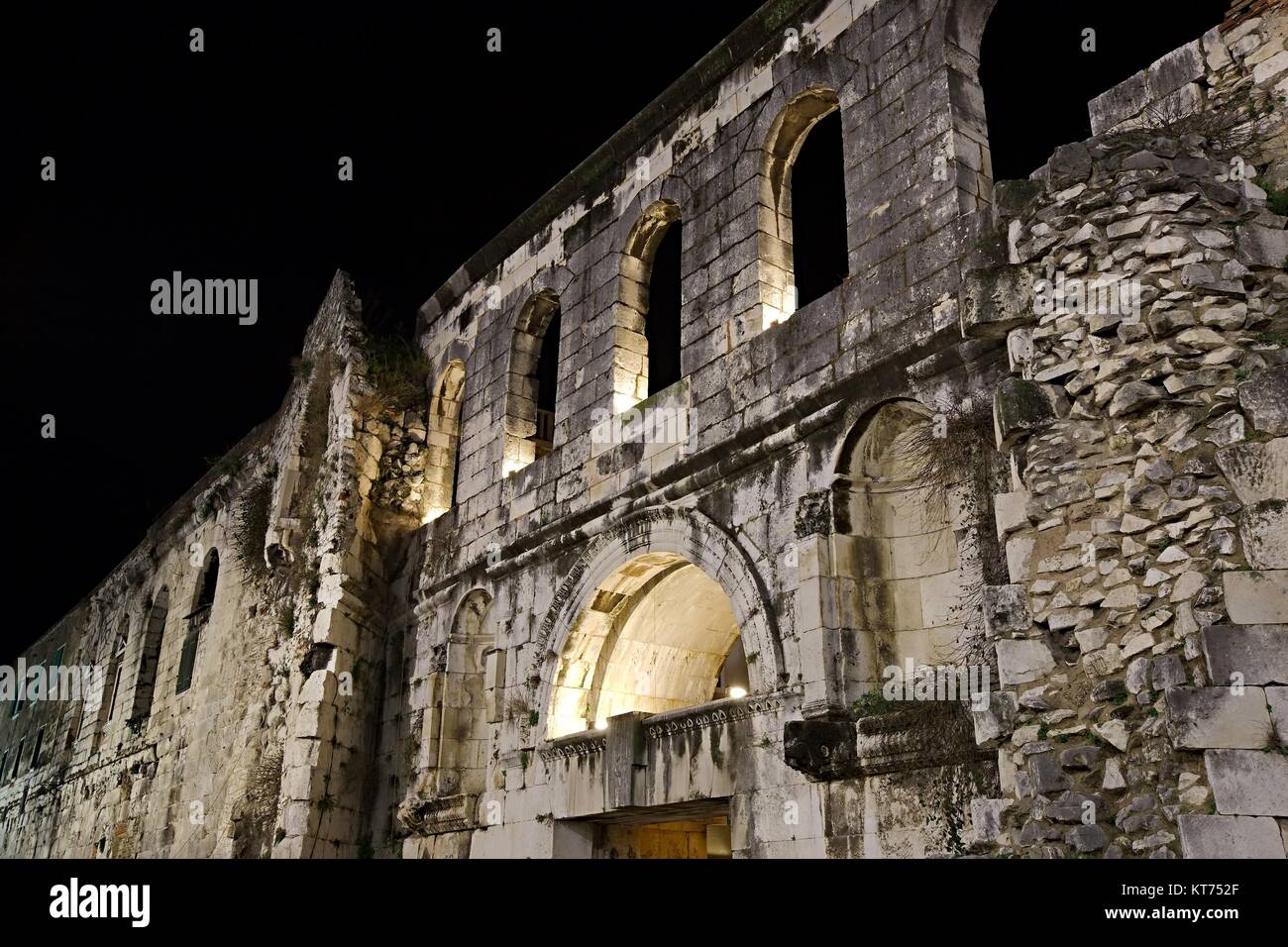 Altstadt von Split Stockfoto
