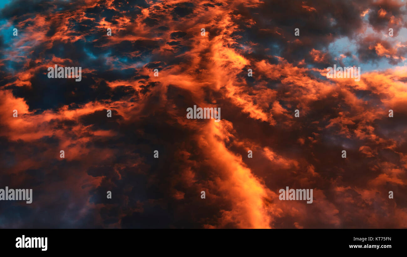 Wolken am Himmel Himmel Stockfoto