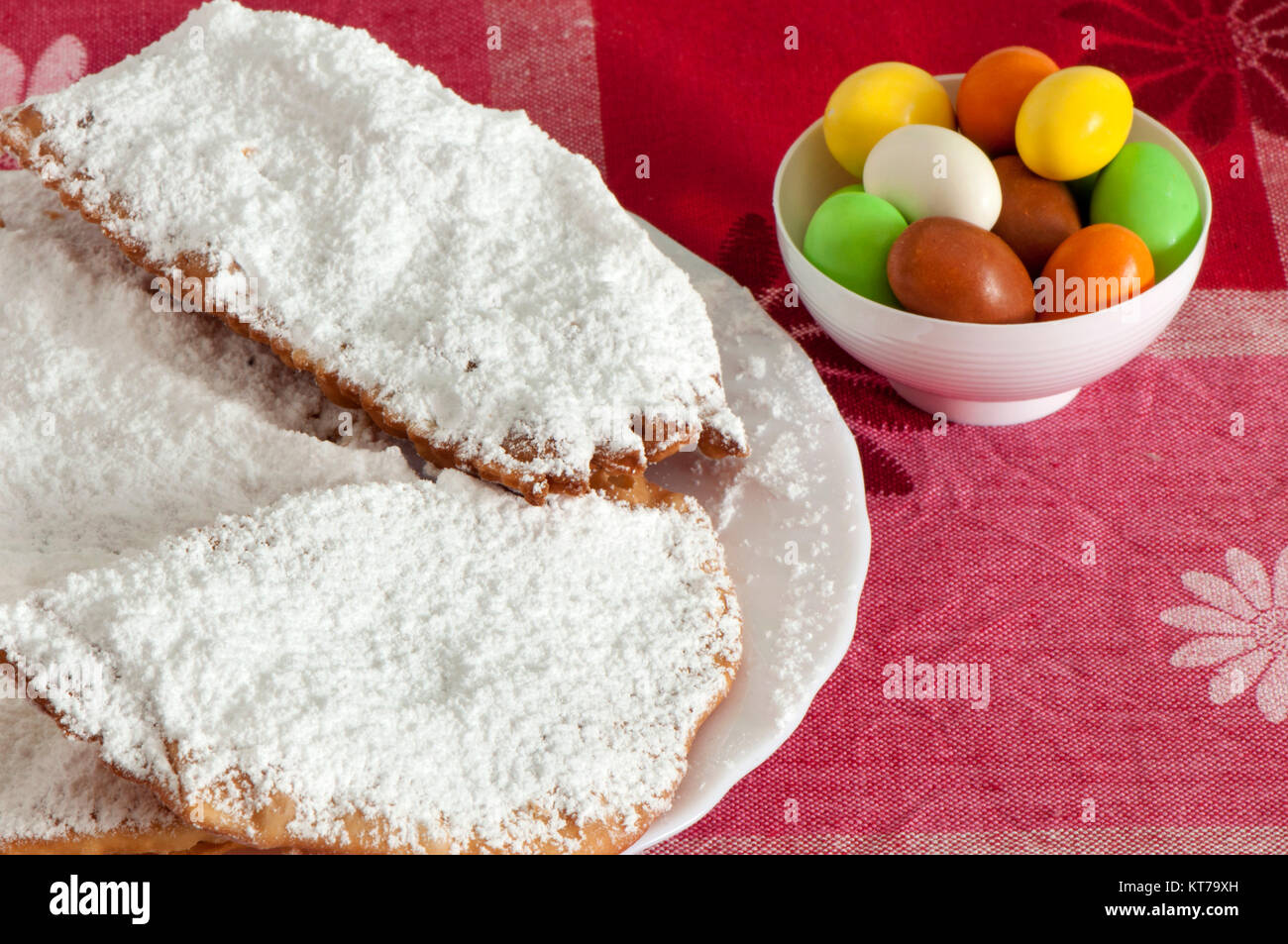 Karneval und Ostern Süßigkeiten Stockfoto