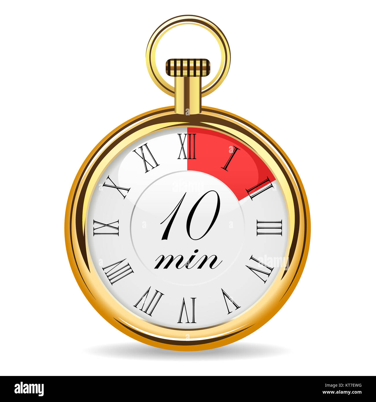 Mechanische Uhr Timer 10 Minuten Stockfotografie - Alamy