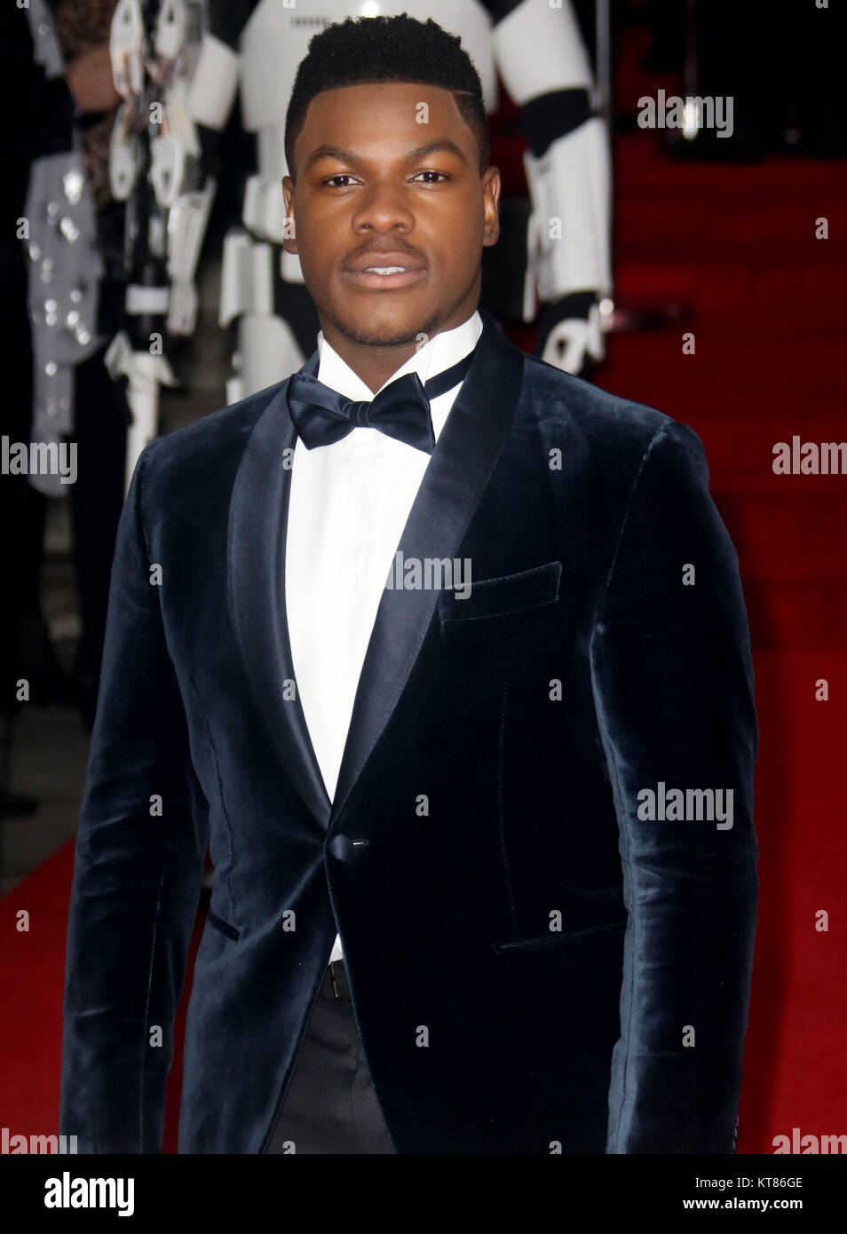 Dec 12, 2017 - Johannes Boyega Teilnahme an 'Star Wars: Der letzte Jedi" Europäische Erstaufführung in der Royal Albert Hall in London, England, Großbritannien Stockfoto