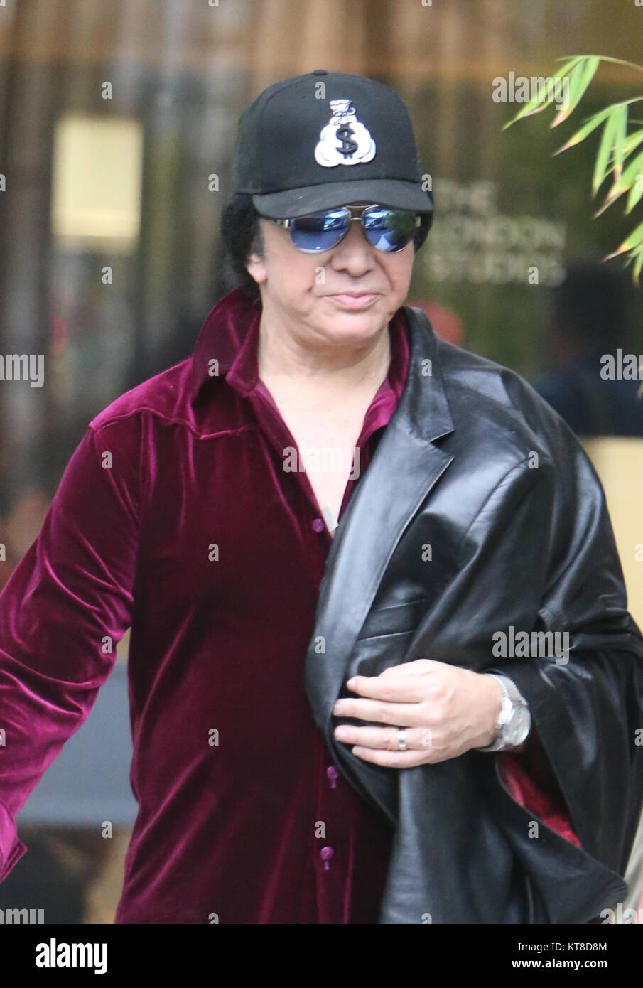 Gene Simmons außerhalb ITV Studios mit Gene Simmons Wo London