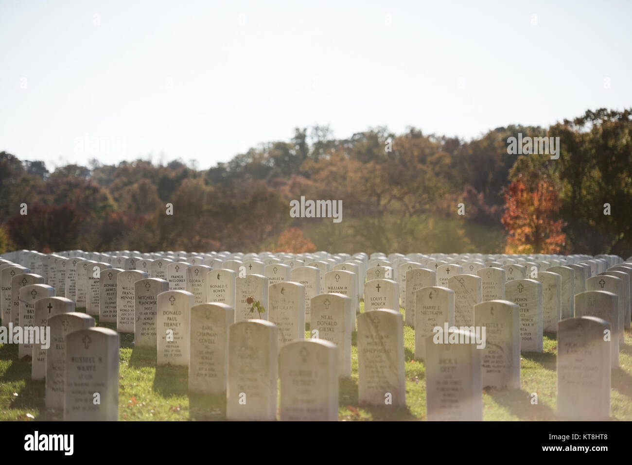 Abschnitt 54 der Arlington National Cemetery, Arlington, Virginia, 16. November, 2017. (U.S. Armee Foto von Elizabeth Fraser/Arlington National Cemetery/freigegeben) Stockfoto