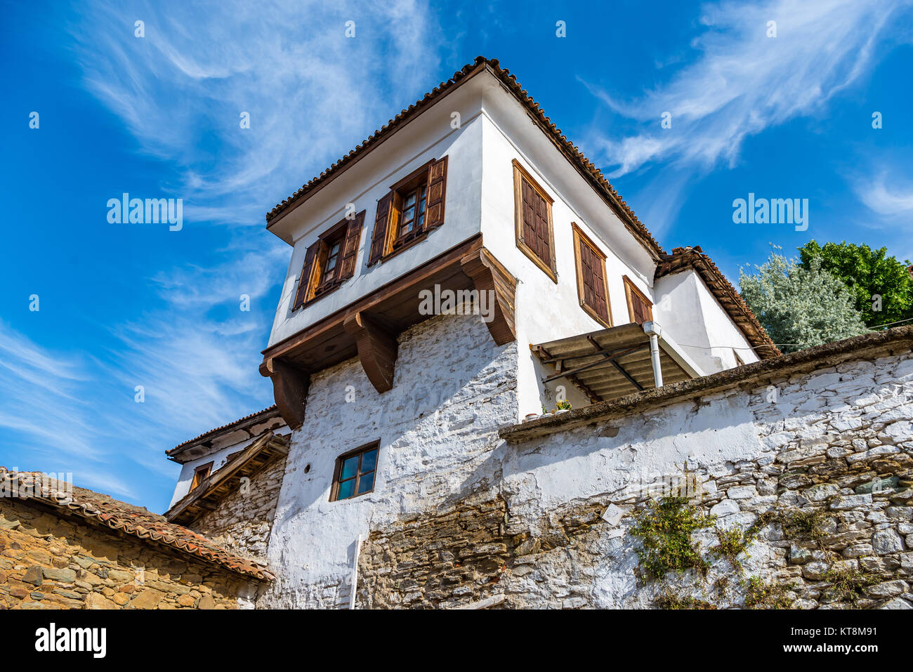 Altes Haus in Sirince Village, Selcuk, Türkei Stockfoto