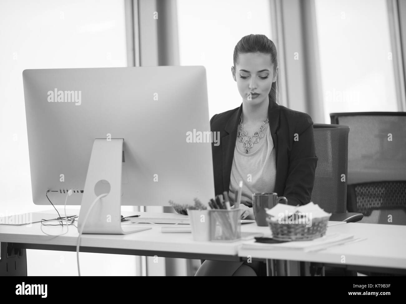 Geschäftsmann, Konferenz, Business, Büro Stockfoto