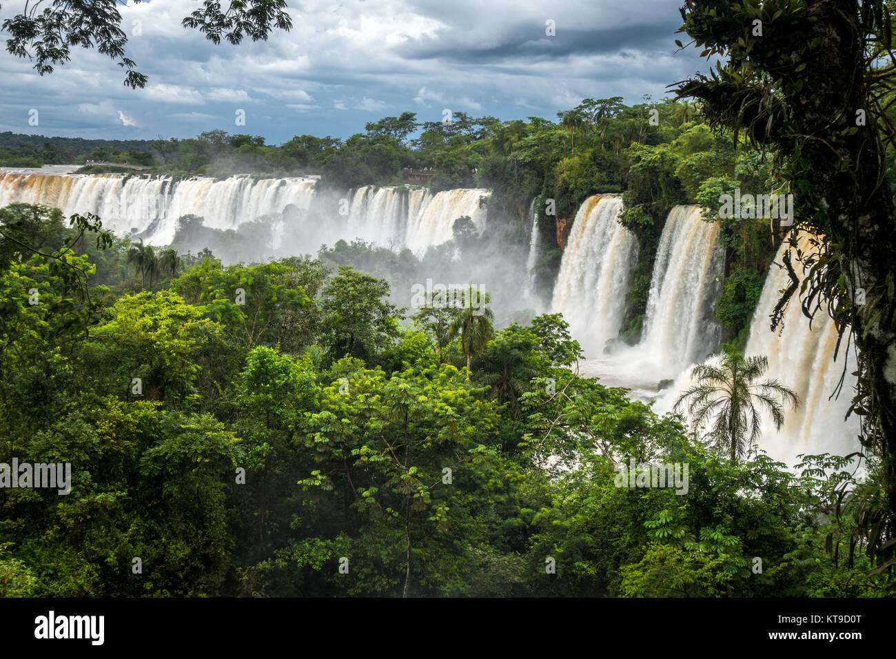 Iguazu-Wasserfälle Stockfoto