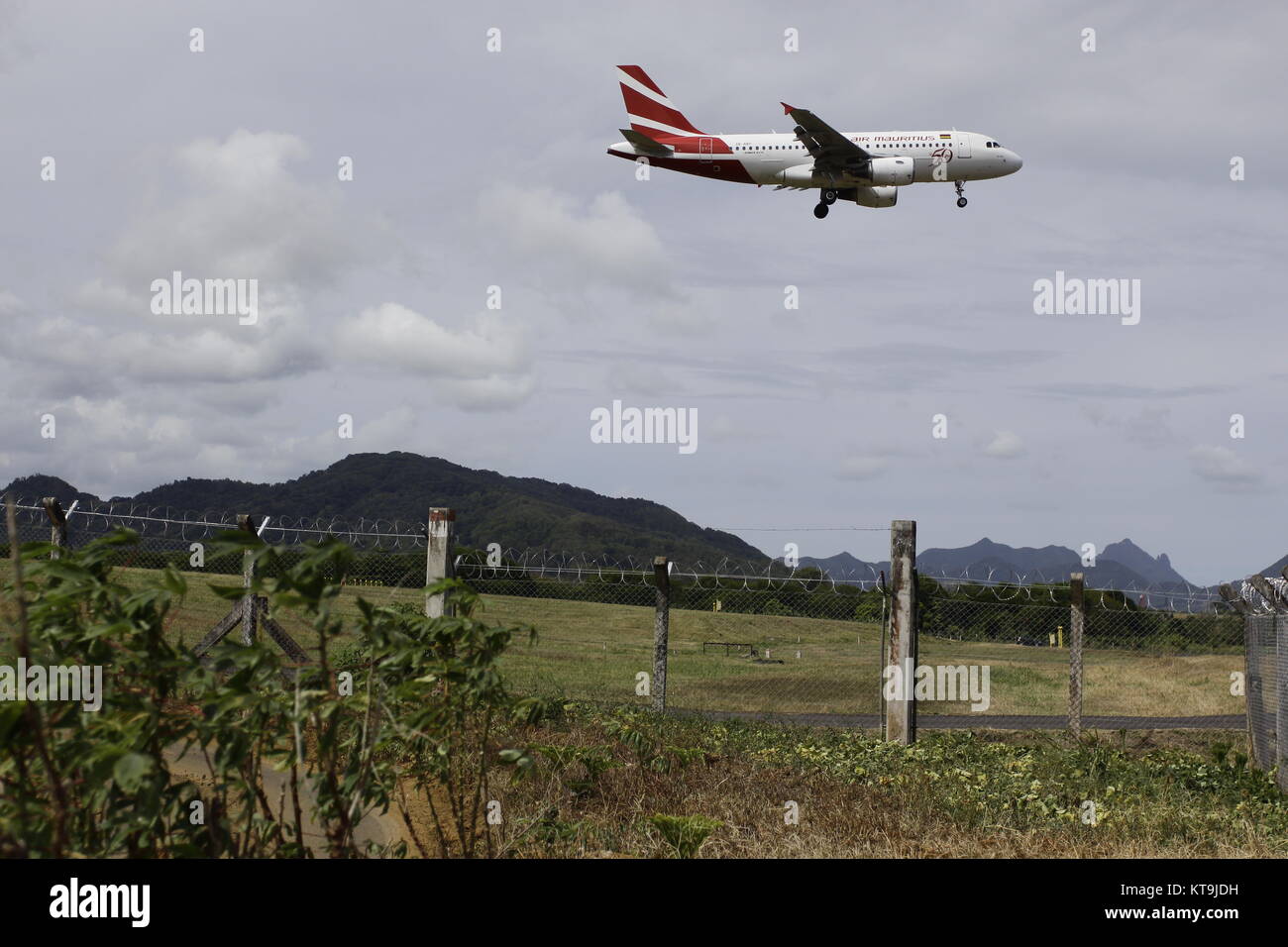 Air Mauritius beschränkt, der als Air Mauritius, ist die Fluggesellschaft von Mauritius. Die Fluggesellschaft ist in der Air Mauritius Centre mit Sitz Stockfoto