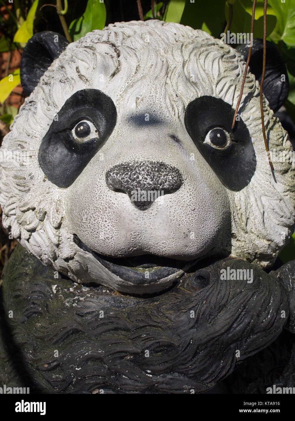 Panda Garden Statue Stockfoto