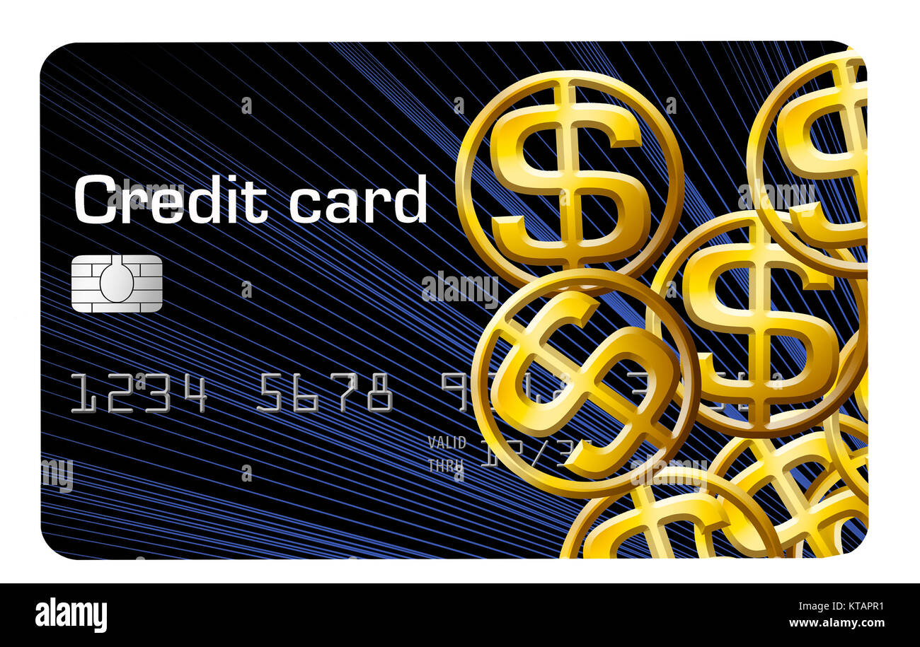 Bargeldlose gehen. Die Idee ist das Thema dieses 3-D-Abbildung Kreditkarten ersetzen die Notwendigkeit Geld zu tragen. Stockfoto