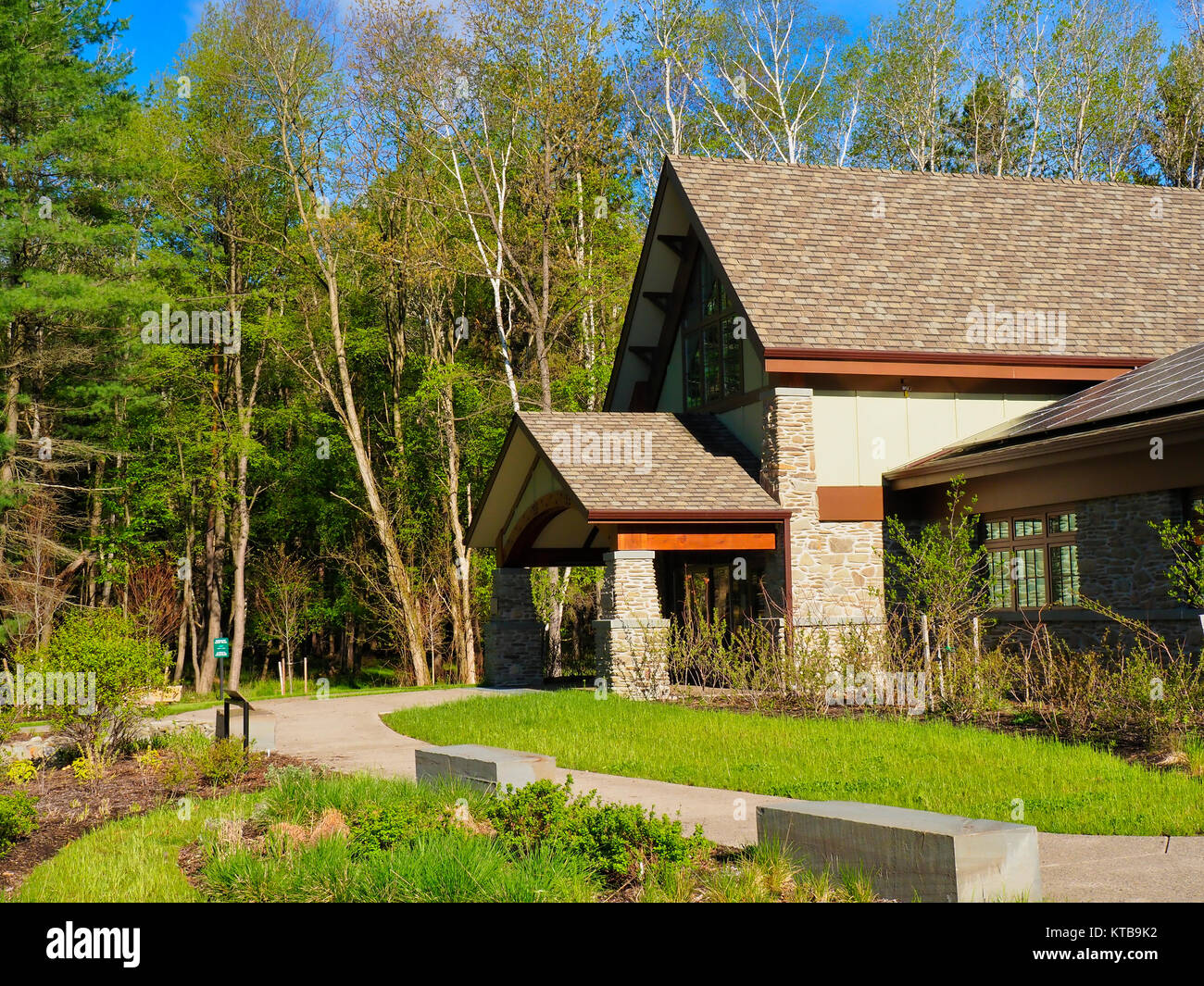 Humphrey Nature Center, Wolf Creek, Letchworth State Park, New York, USA Stockfoto
