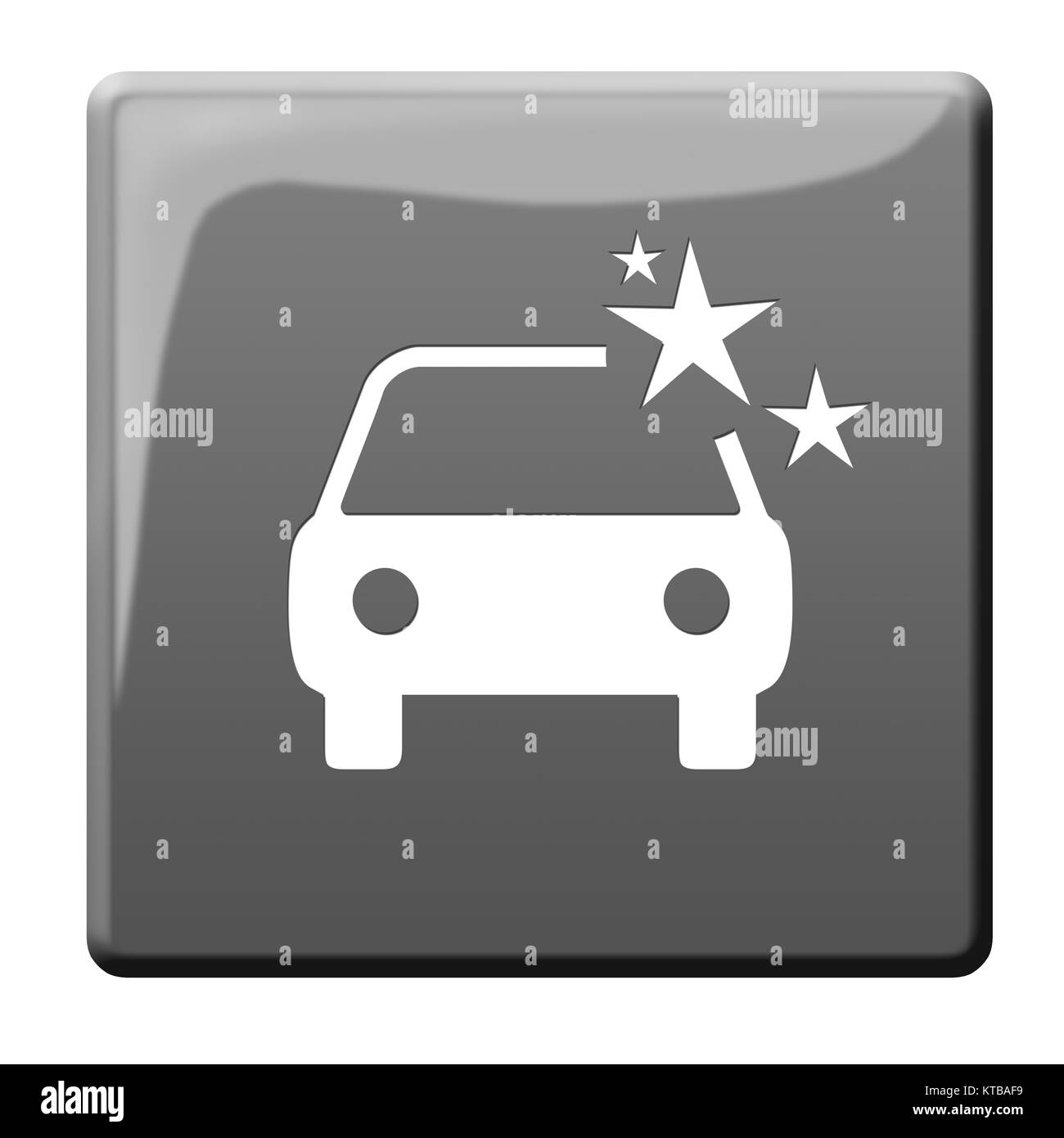 Auto-Waschanlagen Stockfoto