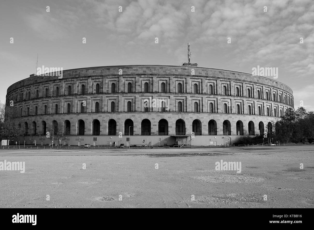 Die 'Dokumentationszentrum Reichsparteitagsgelände" in Nürnberg (Franken, Bayern, Deutschland) Stockfoto