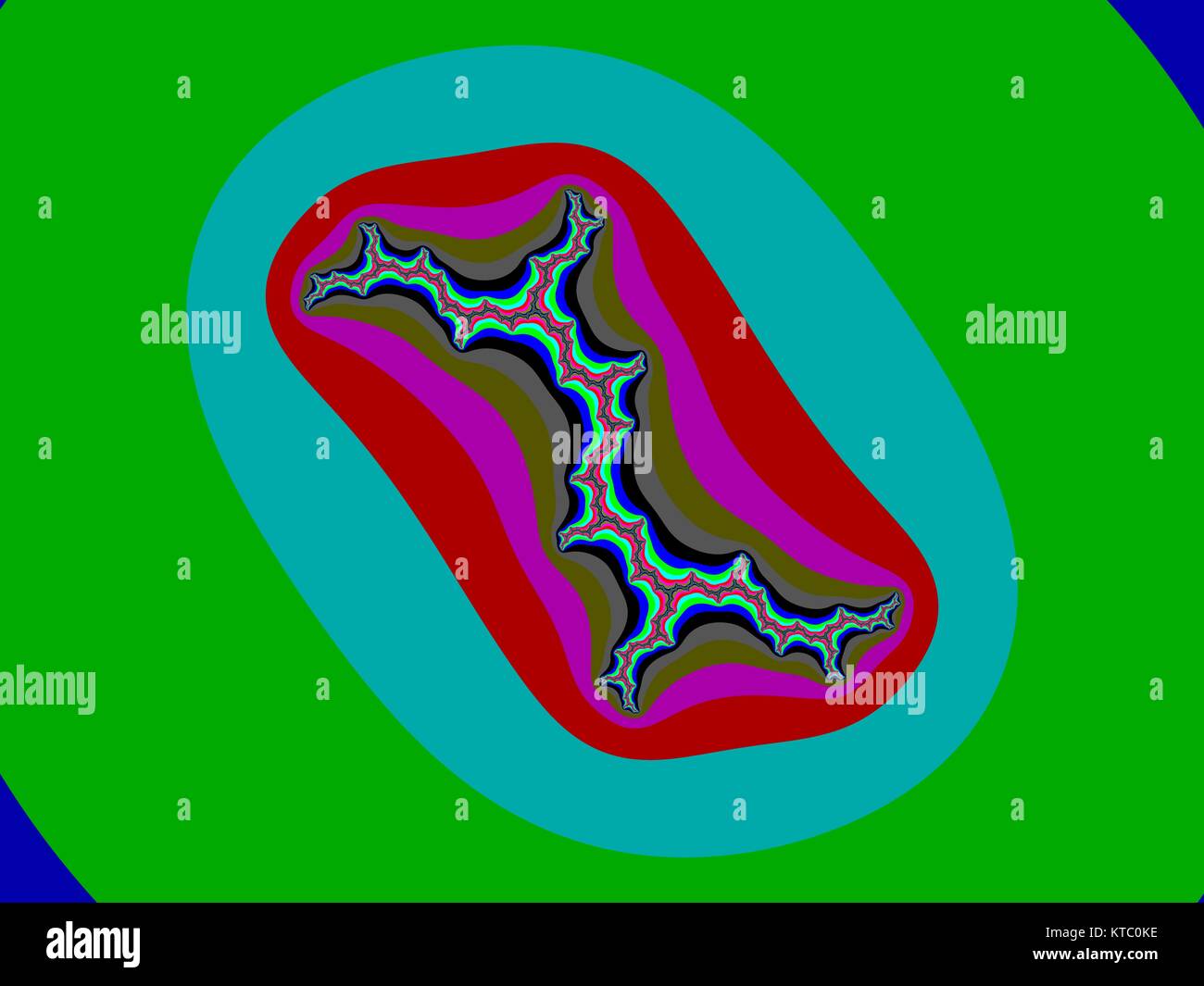 Farbe Fractal-hintergrund Stockfoto