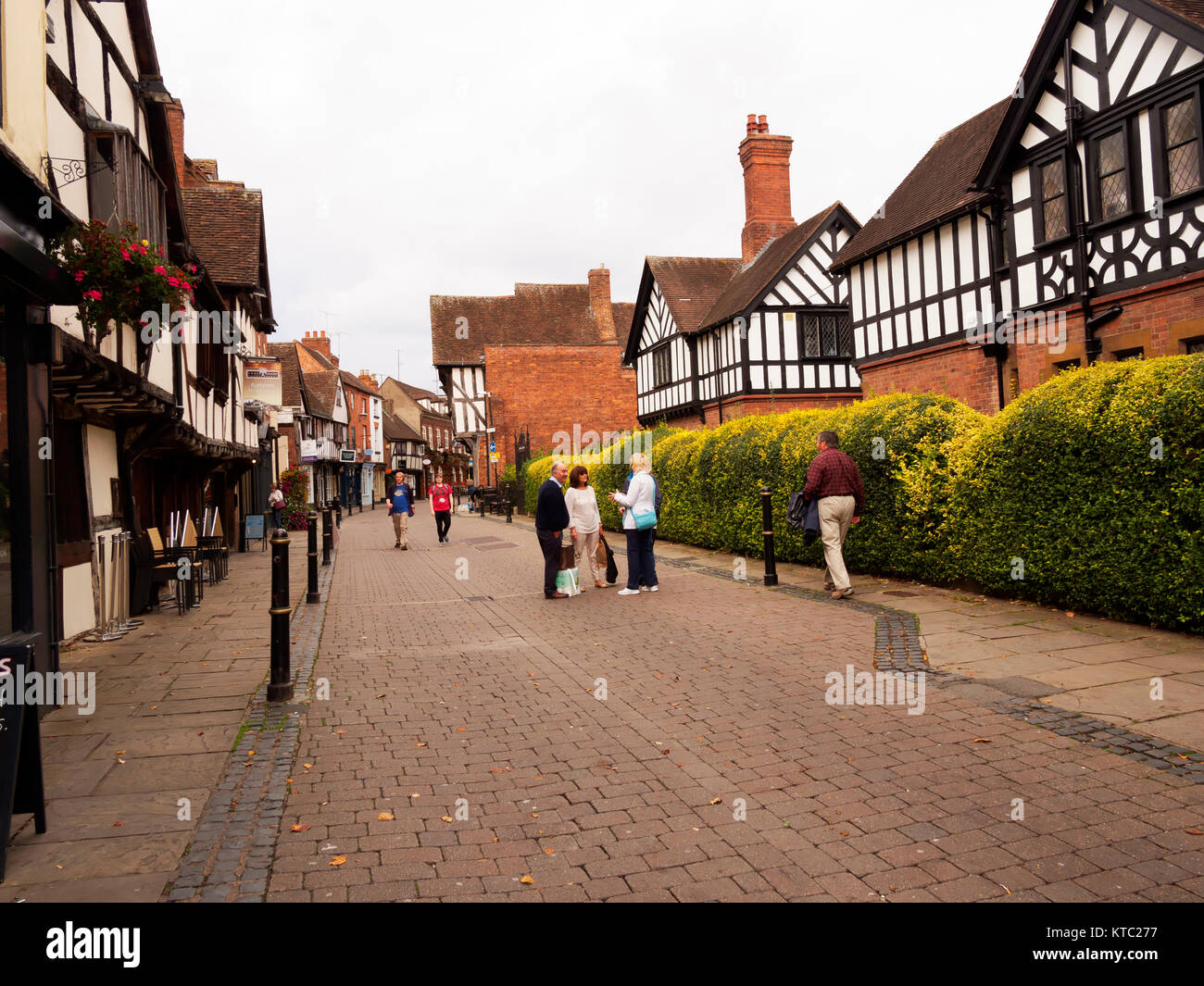 Friar Street, Worcester, England Stockfoto