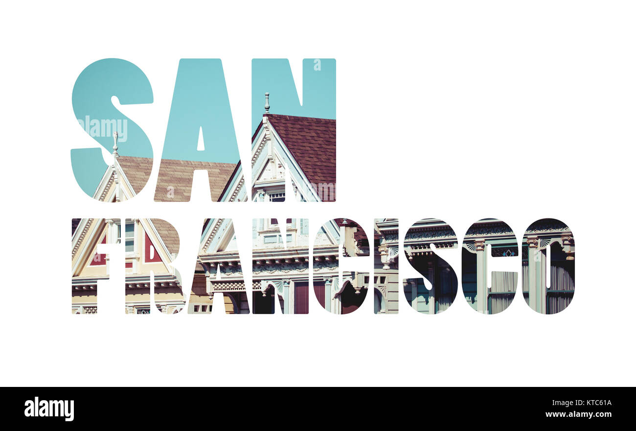 Alamo Square, San Francisco, USA Stockfoto