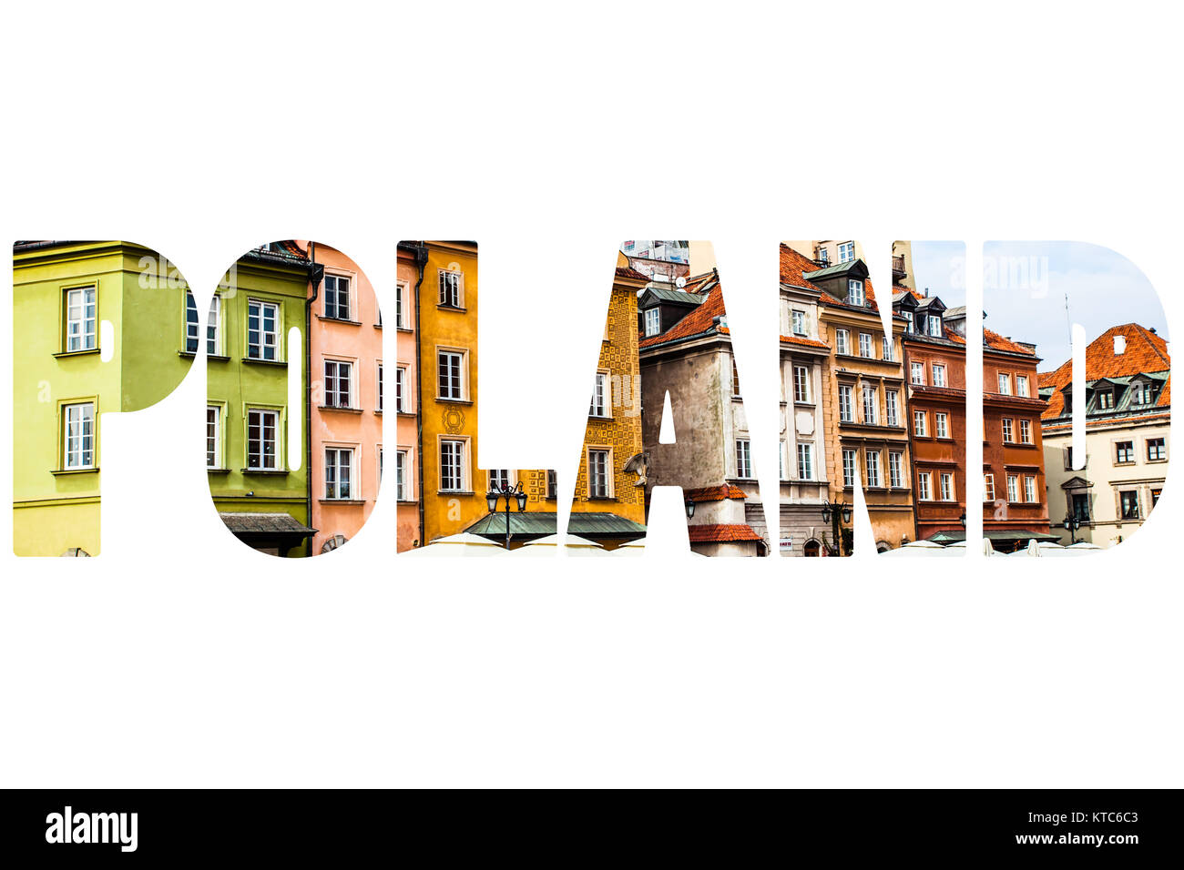 Altstadt in Warschau, Polen. Stockfoto