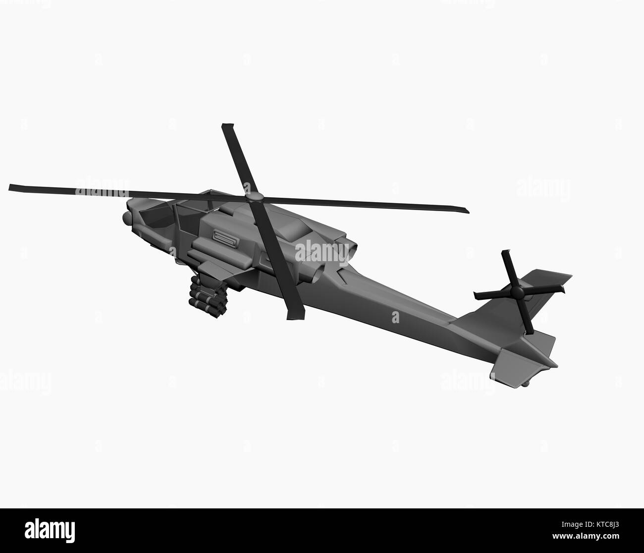 Hubschrauber ausgenommen Stockfoto