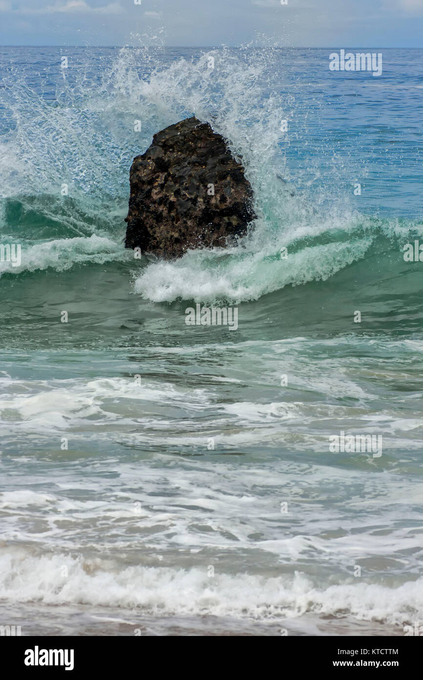 Marine mit Felsen und Brandung Garrapata State Park, Kalifornien, USA Stockfoto