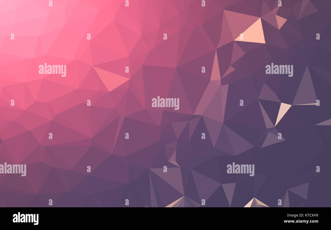 Abstrakte Low Poly Hintergrund, Geometrie Dreieck Stockfoto