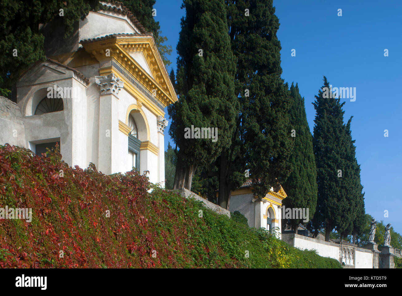 Italien, Venetien, Monselice, Heiligtum der sieben Kirchen, erbaut nach Plänen von Vincenzo Scamozzi ab 1600 bis Stockfoto