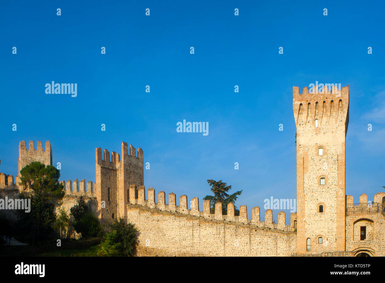 Italien, Venetien, Este, Burg Stockfoto