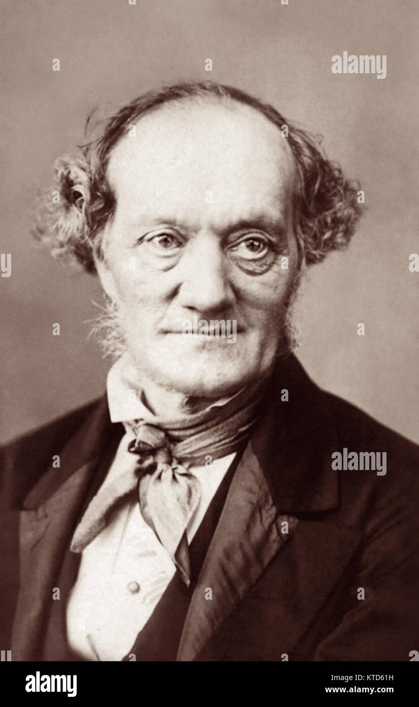 Sir Richard Owen KCB FRMS FRS (1804-1892) in einem Porträt von 1860. Stockfoto