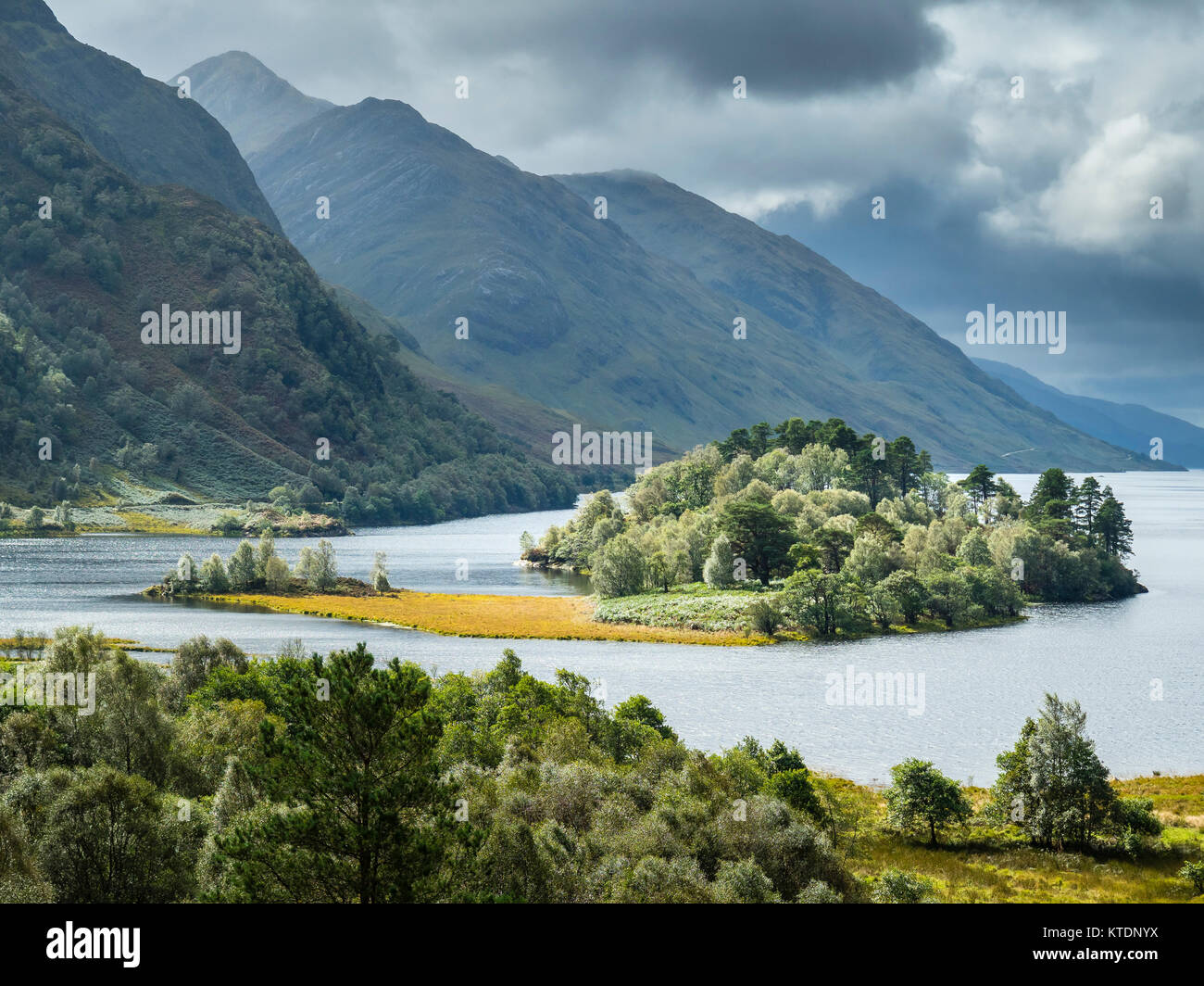 Großbritannien, Schottland, Scottish Highlands, Loch Shiel, Glenfinnan Stockfoto