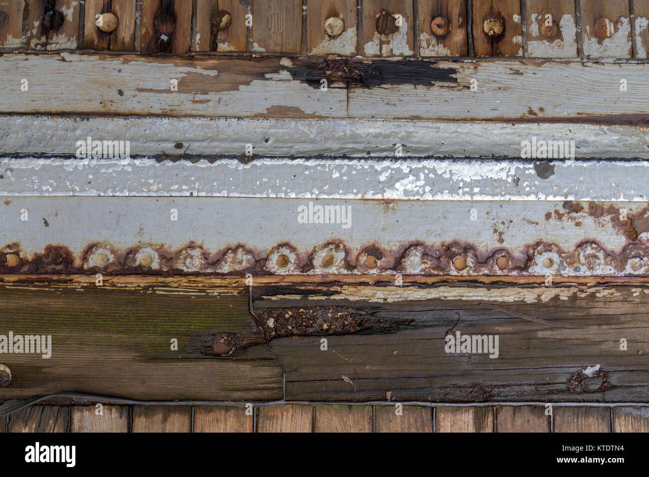 Deck Bewegung gemeinsame Auf der USS New Jersey Iowa Klasse Schlachtschiff, Delaware River, New Jersey, United States. Stockfoto