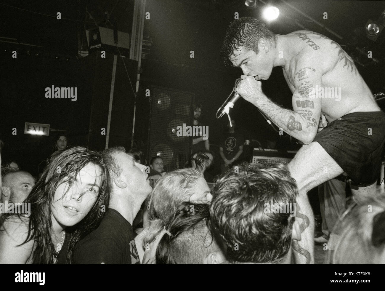 Rollins Band - von Henry Rollins geführt, früher von Black Flag - im Dome in London. 30. Juni 1990. Stockfoto