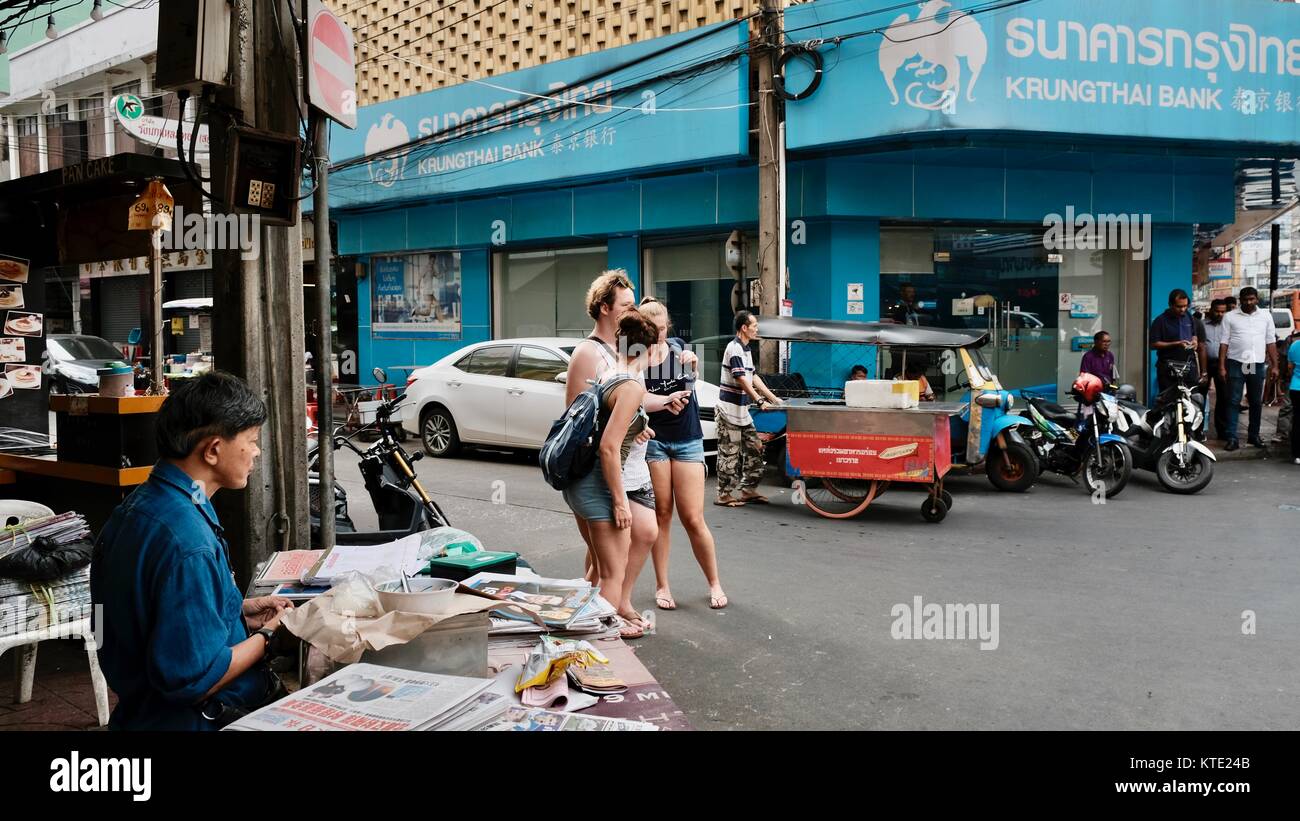 Chinatown Straßen Bangkok Thailand Alltag Dinge, die Sie sehen werden Stockfoto