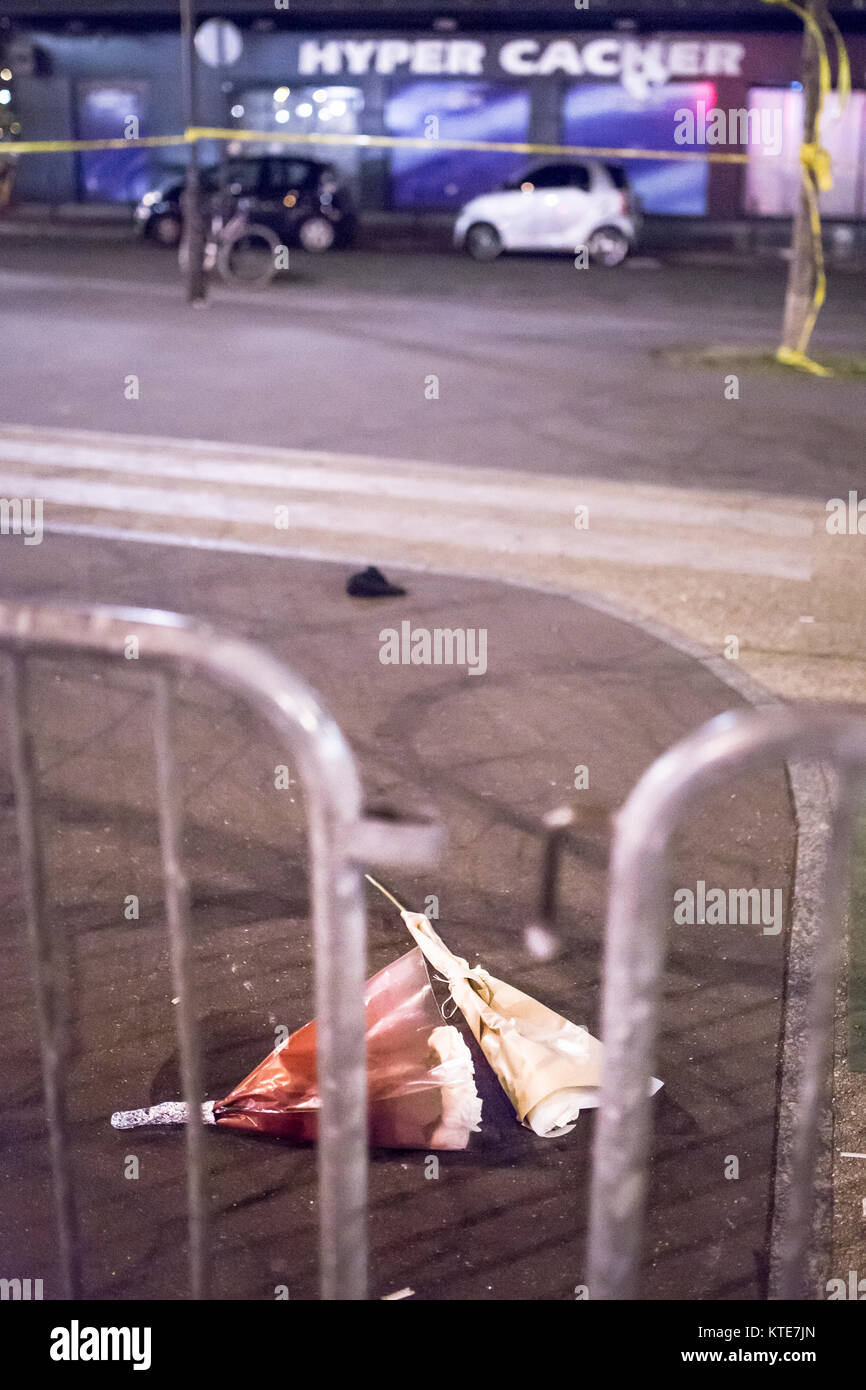 Hommage an die Opfer von Charlie Hebdo Tötung in Paris der 7. Januar 2015. Stockfoto