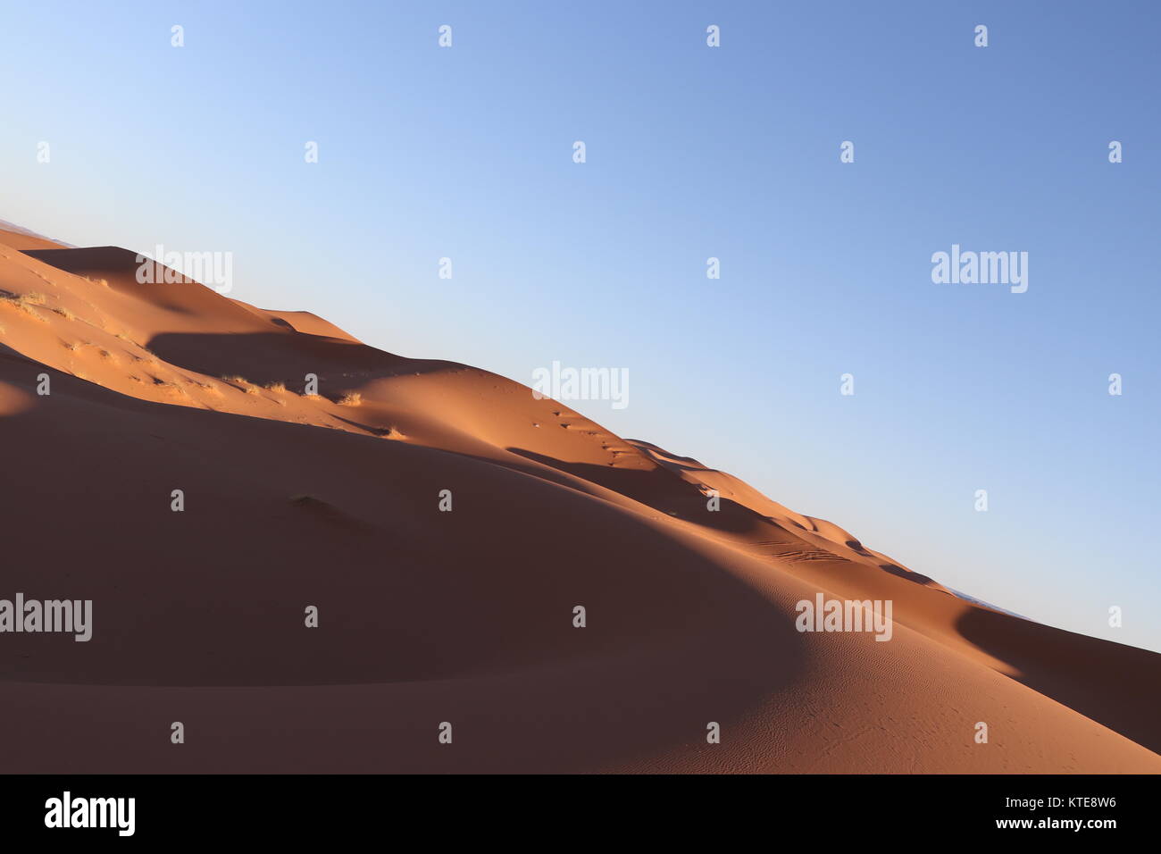 Wüste in der Nähe von Merzouga, Marokko Stockfoto