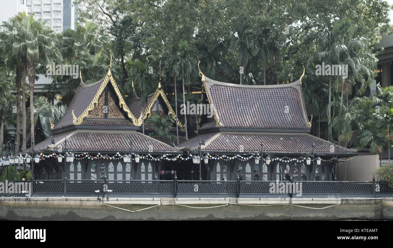 Chao Phraya River mit einer bezaubernden Atmosphäre Bangkok Thailand Stockfoto