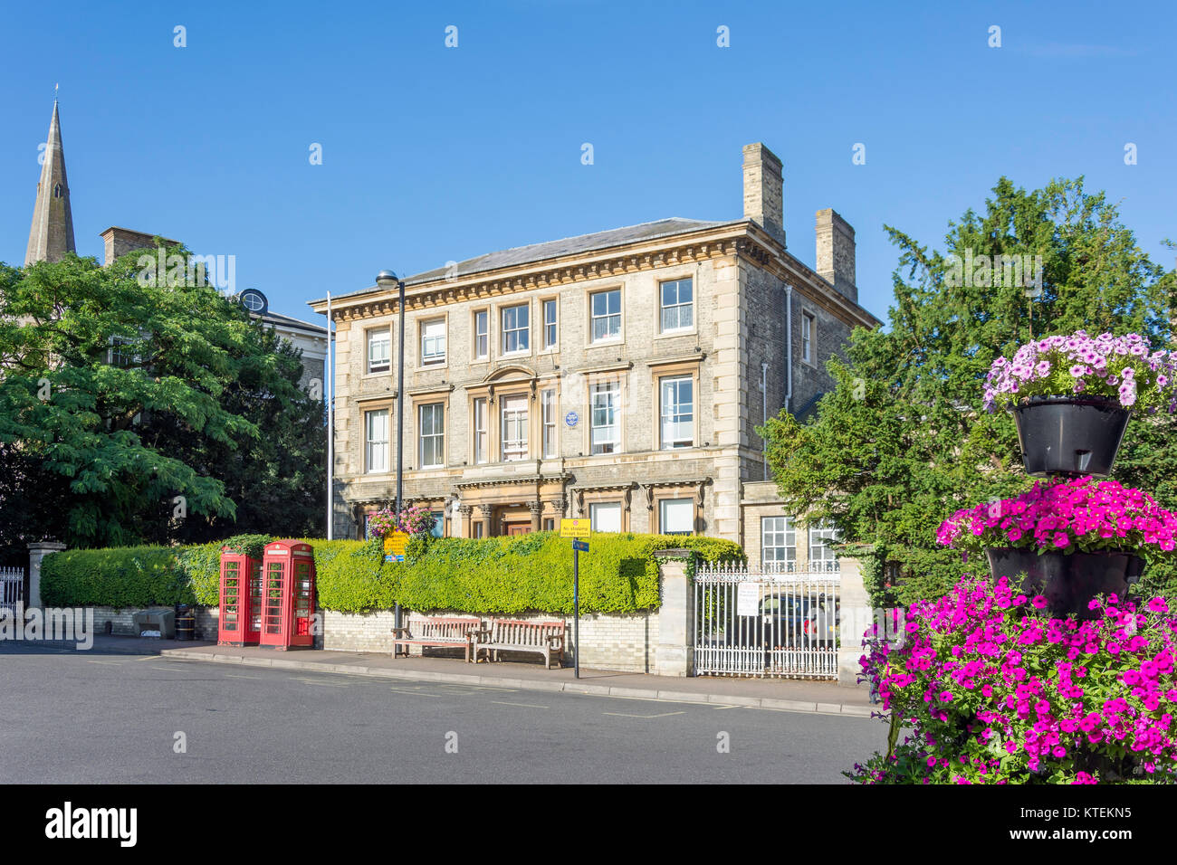 Leighton Middle School, Church Square, Leighton Buzzard, Bedfordshire, England, Vereinigtes Königreich Stockfoto