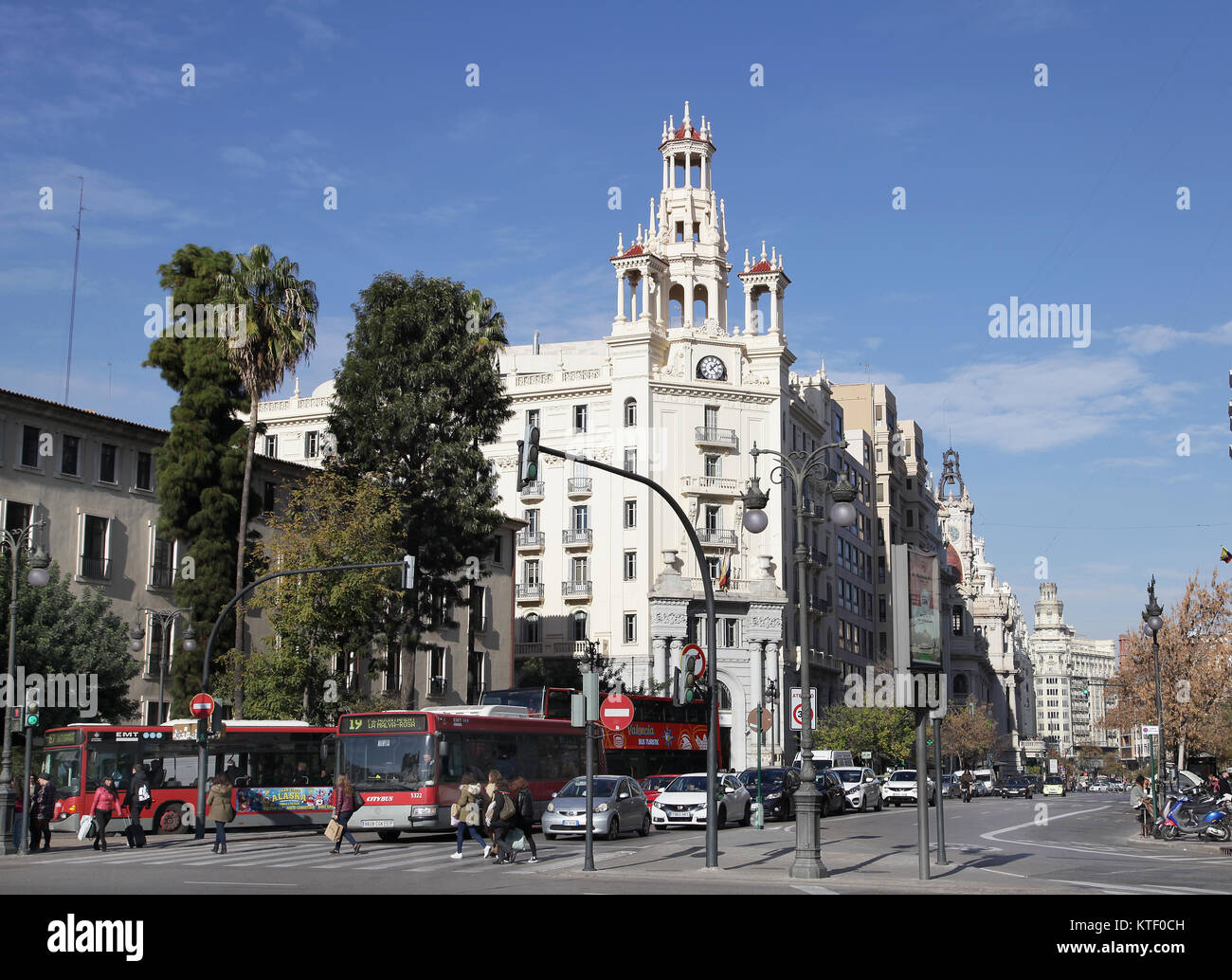 Tesoreria General de la Seguridad Social Valencia Spanien Stockfoto