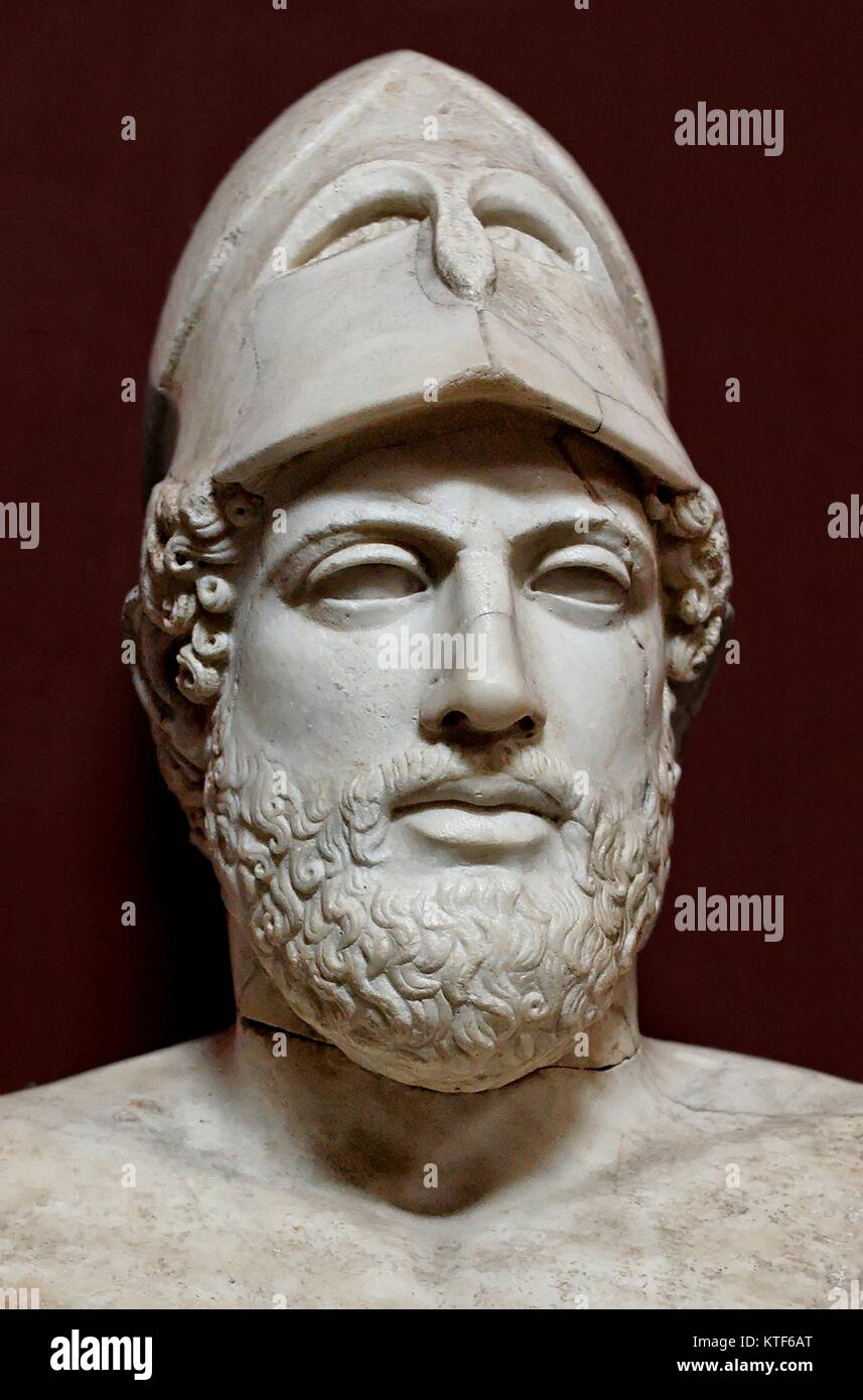 6183. Perikles, der Athenischen Staatsmann, Redner und Allgemein. Geboren C. 495 - 429 v. Chr. Stockfoto