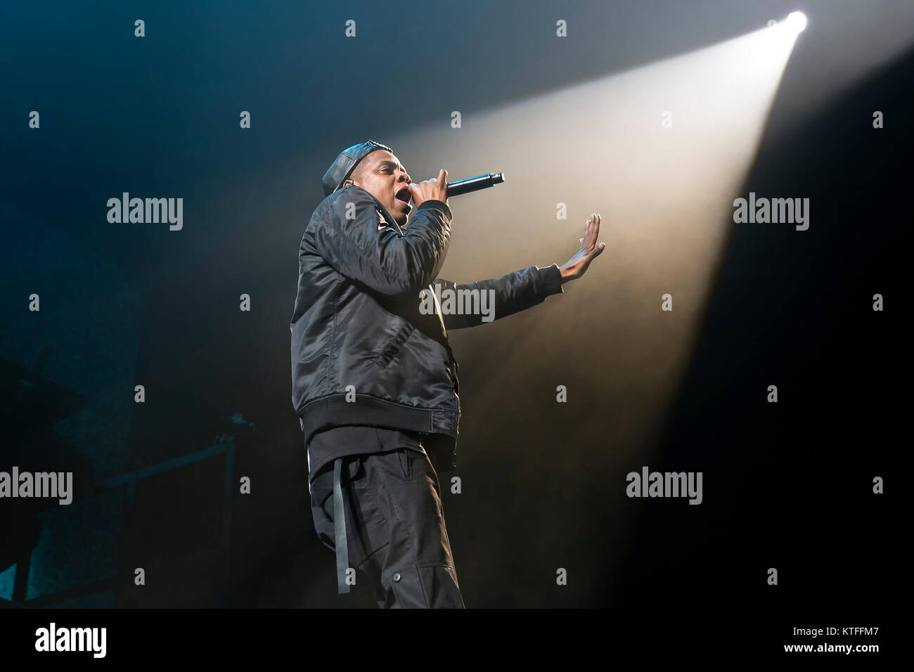 Der amerikanische Rapper, Produzent und Unternehmer Jay-Z führt ein Live Konzert in Sentrum Scene in Oslo. Norwegen, 23/10 2013. Stockfoto