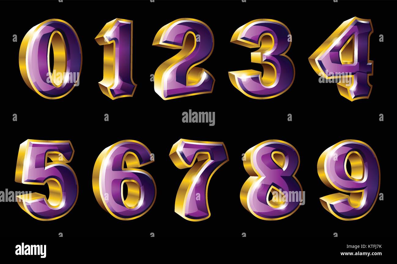 Vektor Gold Zahlen 0 1 2 3 4 5 6 7 8 Und 9 In 3d Stil Stock Vektorgrafik Alamy Vektor Gold Zahlen 0 1 2 3 4 5 6 7 8 Und 9 In 3d Stil Stock Vektorgrafik Alamy