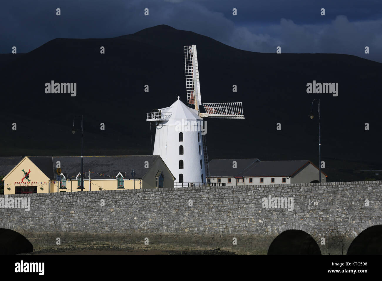 Blennerville Windmühle, Tralee, County Kerry, Irland Stockfoto