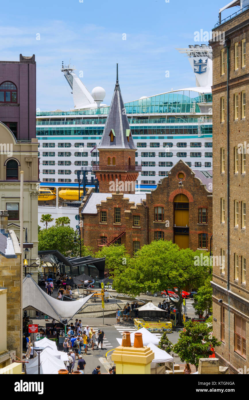 Ehemalige australische Steamship Navigation Unternehmen Bau- und Cruise Ship, The Rocks, Sydney, Australien Stockfoto