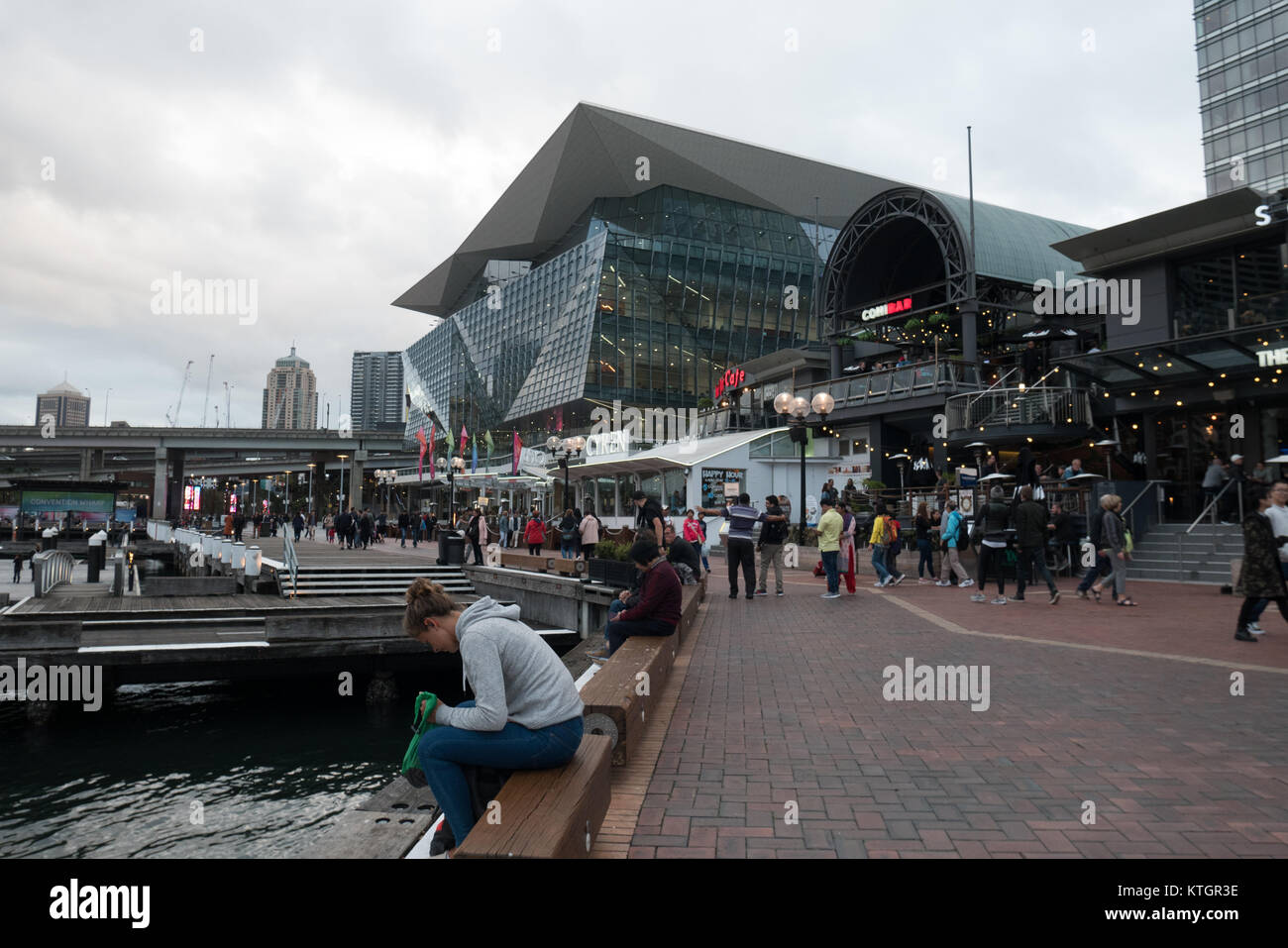 Harbourside Shopping Mall in Sydney Darling Harbour Stockfoto