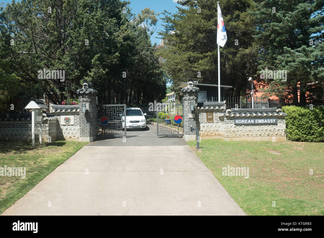 Südkorea Botschaft Canberra. Stockfoto