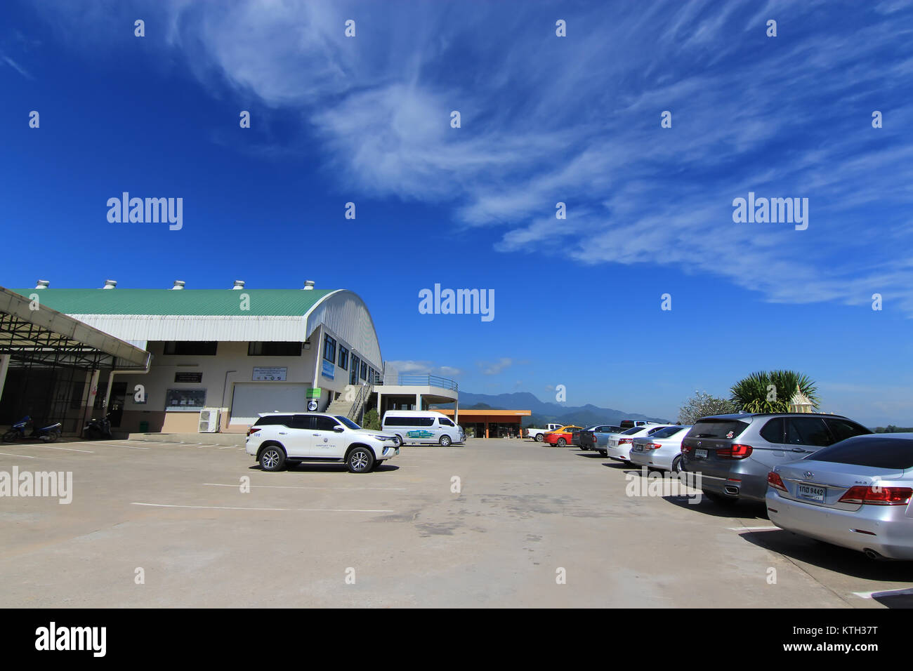 CHIANG RAI, THAILAND - 22. November 2016: Choui Fong Tee Plantage ist in Chiang Rai, Thailand. Es ist eines der beliebtesten Ziel für Tourismus Reise Stockfoto