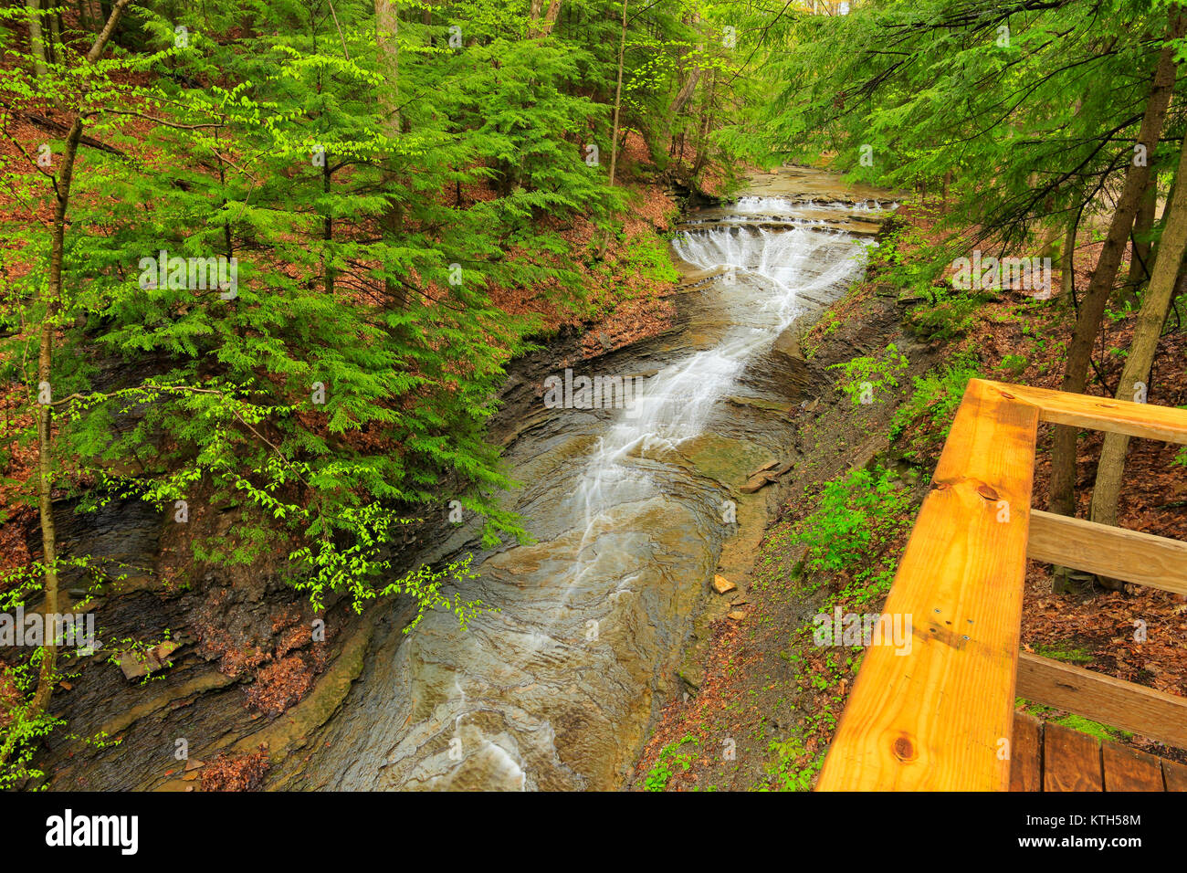 Bridal Veil Falls, Cuyahoga Valley National Park, Brecksville, Ohio, USA Stockfoto