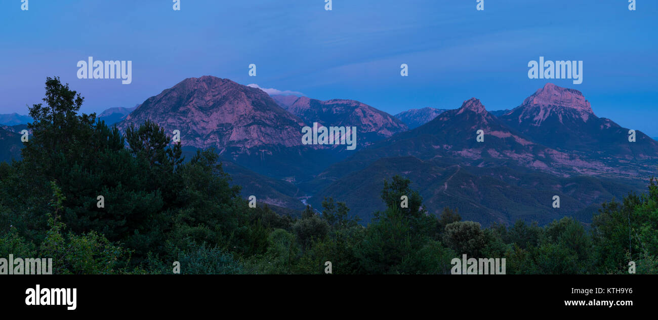 Peña Montañesa, Sobrarbe, Huesca, Aragón, Spanien, Europa Stockfoto