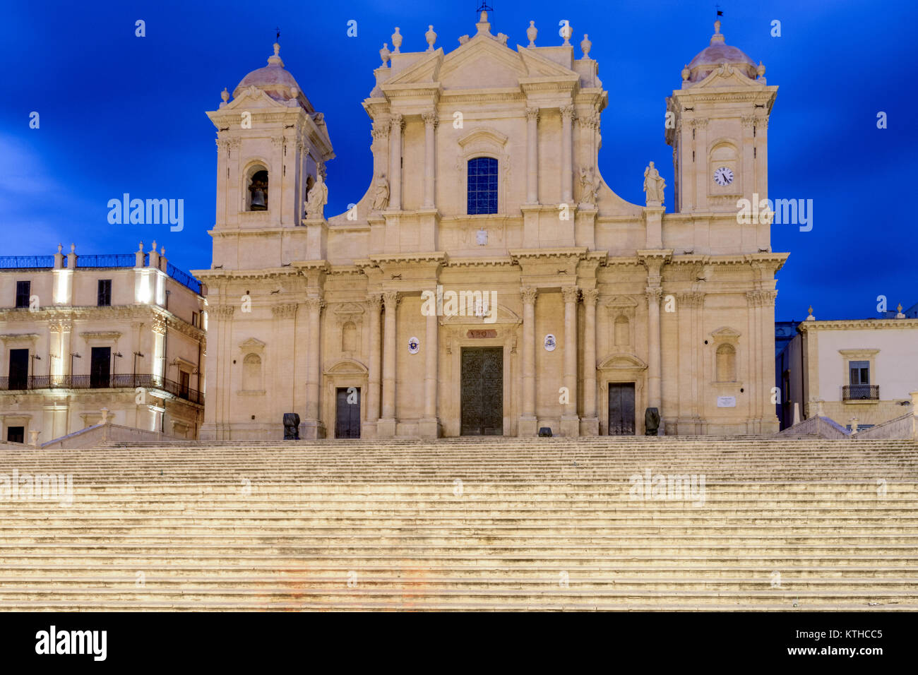 Noto Sizilien Kathedrale Stockfoto