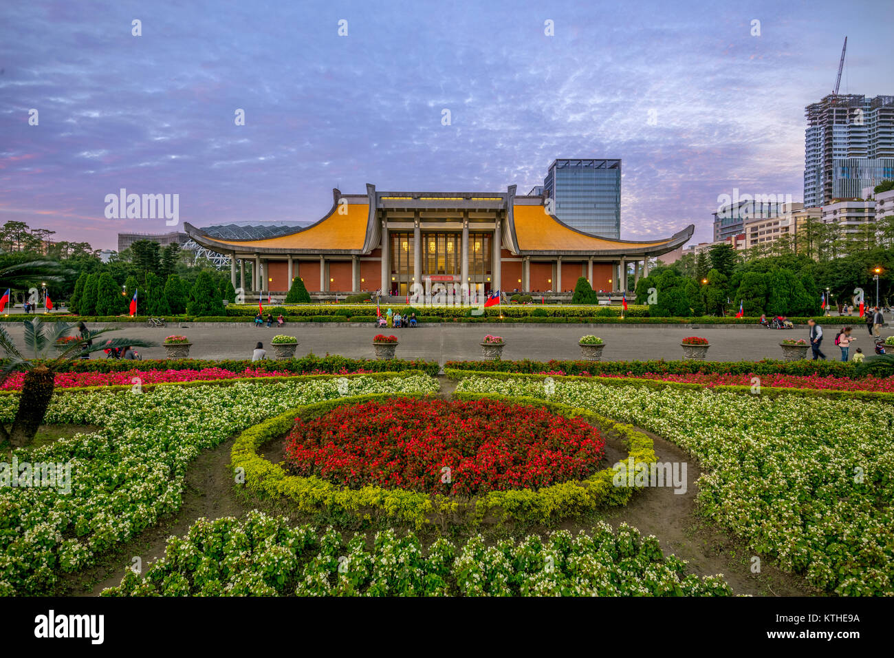 National Sun Yat-sen Memorial Hall in Taipei Stockfoto