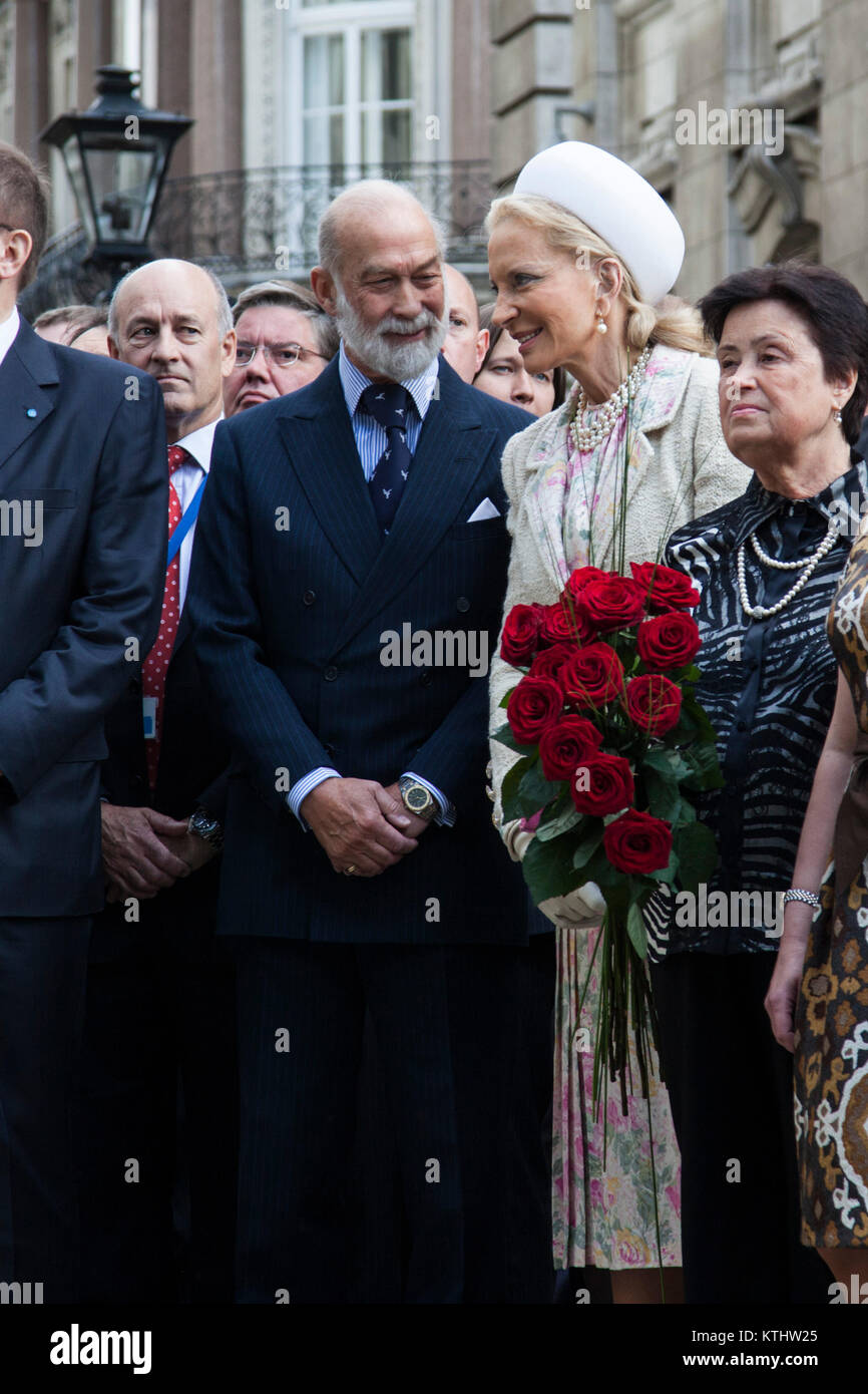 Seine königliche Hoheit Prinz Michael von Kent und Prinzessin Michael von Kent Stockfoto