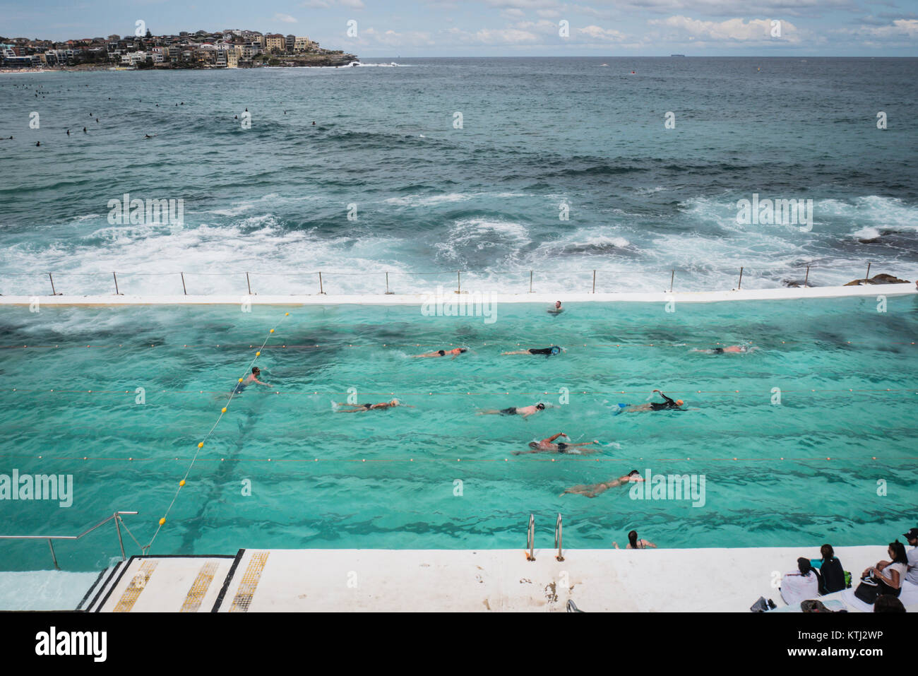 Sydney Bondi beach Eisberg Restaurant Stockfoto