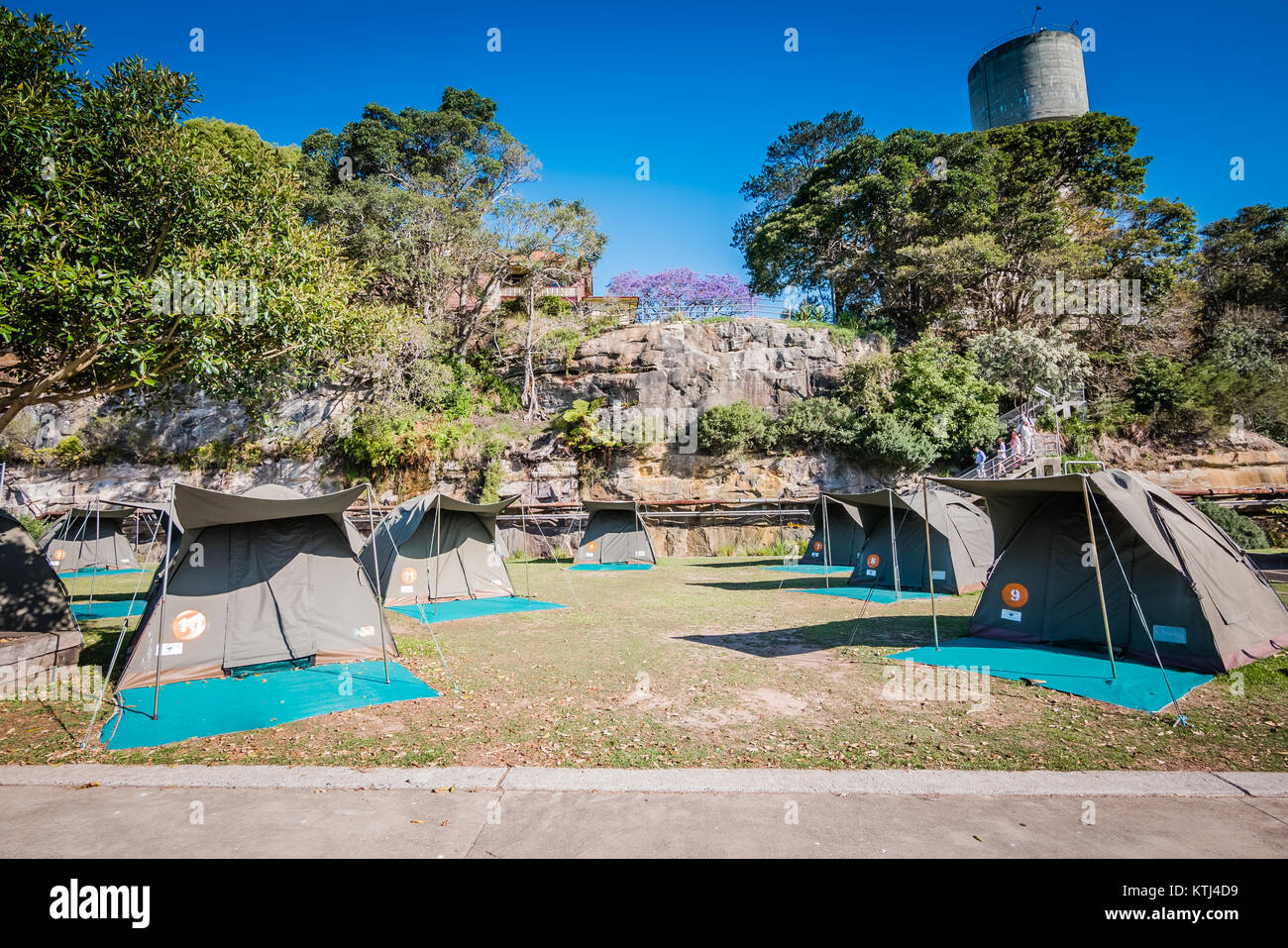 Sydney Cockatoo Island gehört zum UNESCO-Weltkulturerbe Stockfoto